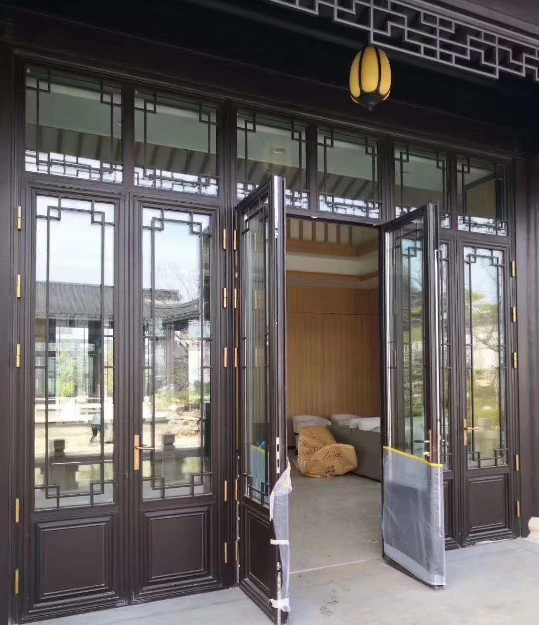 杭州仿古中式门窗定制，杭州室外新中式装修门窗.jpg